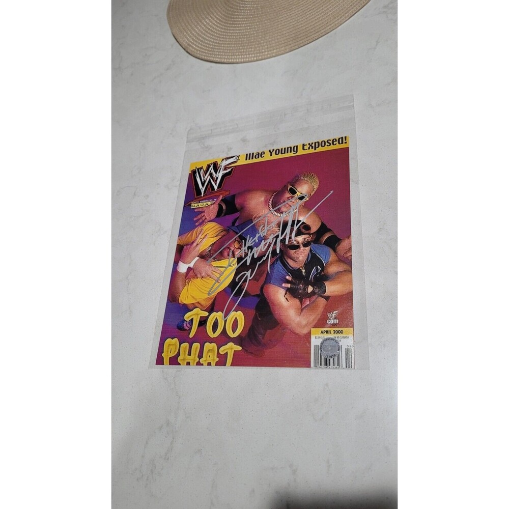 Rikishi Signed 8x10 Photo w COA WWF WWE MAGAZINE TOO COOL COVER PHOTO PRINT - Picture 2 of 4